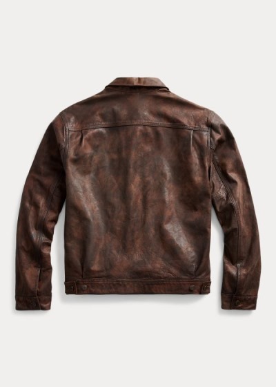 Men's Ralph Lauren Leather Jackets | 276150WIH